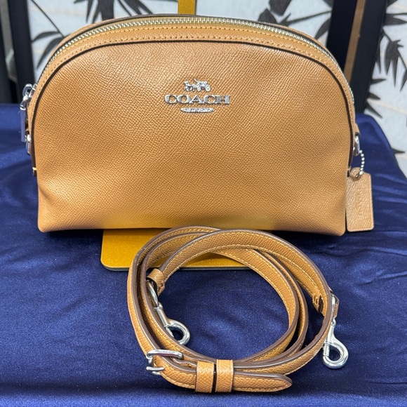 Coach Maddie Crossbody Bag in Light Saddle Leather - Picture 2 of 10